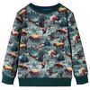 Sweatshirt pour enfants vert fonc&eacute; 92