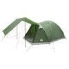 vidaXL Tente Cabane avec toit Vert 4 personnes Polyester et Acier