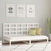 vidaXL Lit de jour sans matelas blanc 80x200 cm bois de pin massif