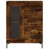 vidaXL Buffet ch&ecirc;ne fum&eacute; 69,5x34x90 cm bois d'ing&eacute;nierie
