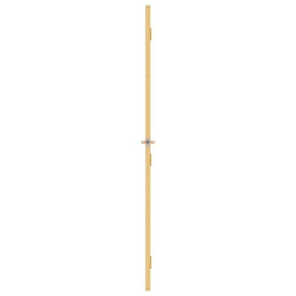 vidaXL Porte int&eacute;rieure mince dor&eacute; 76x201,5 cm verre tremp&eacute; aluminium