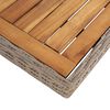 vidaXL Salon de jardin avec coussins 9 pcs R&eacute;sine tress&eacute;e