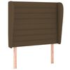 vidaXL Sommier &agrave; lattes de lit avec matelas Marron fonc&eacute; 90x200 cm
