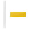vidaXL Films pour fen&ecirc;tre 3 pcs statique d&eacute;poli blanc PVC