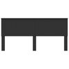 vidaXL T&ecirc;te de lit Ch&ecirc;ne noir 200 cm Bois d'ing&eacute;nierie