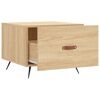 vidaXL Table basse Ch&ecirc;ne sonoma 50x50x40 cm Bois d'ing&eacute;nierie