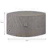 Madison Housse de meubles d'ext&eacute;rieur Rond 320 cm Gris