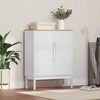 vidaXL Buffet FLORO Blanc 70 x 30 x 70,5 cm Bois de Pin Massif