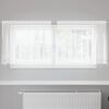 vidaXL Rideau en Dentelle Floral Blanc 100 x 200 cm Polyester