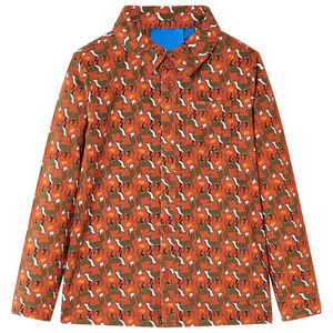 Chemise pour enfants rouill&eacute; clair 92