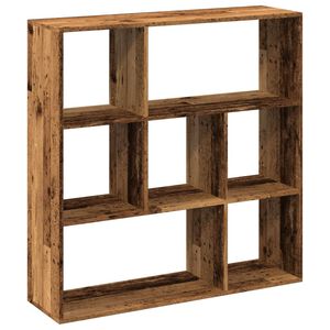 vidaXL &Eacute;tag&egrave;re s&eacute;paratrice de pi&egrave;ce vieux bois 102x29x103,5 cm