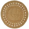 vidaXL Tapis de surface Naturel &Oslash; 210 cm Jute