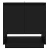 vidaXL Buffet Noir 70x41x75 cm Bois d'ing&eacute;nierie