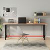 vidaXL Dessus de bureau 200x55x2,5 cm bois massif de h&ecirc;tre