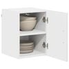 vidaXL Armoire de cuisine Kalmar 2 pcs Blanc brillant 30 x 31 x 40 cm