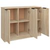 vidaXL Buffet Ch&ecirc;ne sonoma 90,5x30x70 cm Bois d'ing&eacute;nierie