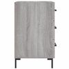 vidaXL Table de chevet sonoma gris 40x40x66 cm bois d'ing&eacute;nierie