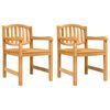 vidaXL Ensemble &agrave; manger de jardin 4 pcs Bois de teck massif