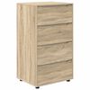 vidaXL Armoires de rangement 2 pcs Ch&ecirc;ne Sonoma 60 x 48 x 105 cm