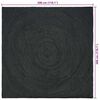 vidaXL Tapis de surface Carr&eacute; Gris fonc&eacute; 300 x 300 cm Jute