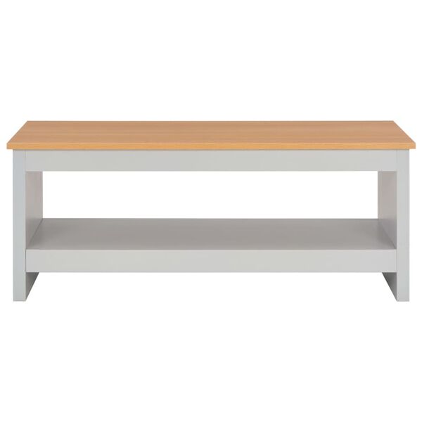 vidaXL Table basse Gris 105x47x42 cm