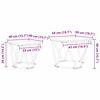 vidaXL Ensemble de tables d'appoint 2 pcs Ch&ecirc;ne Sonoma