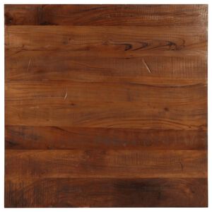 vidaXL Dessus de table 90x90x2,5 cm carr&eacute; bois massif de r&eacute;cup&eacute;ration