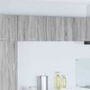 vidaXL Armoire suspendue Gris Sonoma et Blanc 50 x 31 x 40 cm