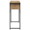 vidaXL TableConsole Ch&ecirc;ne artisanal 75x30x75cm Bois d'ing&eacute;nierie