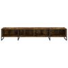 vidaXL Meuble TV Ch&ecirc;ne Fum&eacute; 170,5 x 36 x 30,5 cm Bois d'ing&eacute;nierie