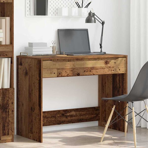 vidaXL Bureau Bois Ancien 100 x 50 x 78 cm Bois d'ing&eacute;nierie