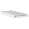 vidaXL Cadre de lit Blanc 75 x 190 cm Pin massif