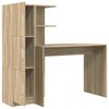 vidaXL Bureau 2 pcs Ch&ecirc;ne Sonoma