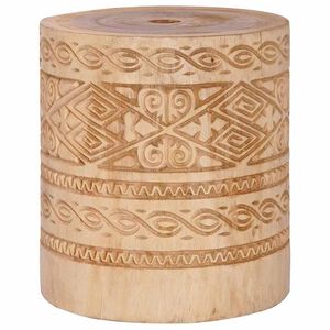 vidaXL Pied de parasol Naturel &Oslash;34 x 40 cm Bois Massif