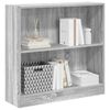 vidaXL Biblioth&egrave;que sonoma gris 80x24x76 cm bois d'ing&eacute;nierie