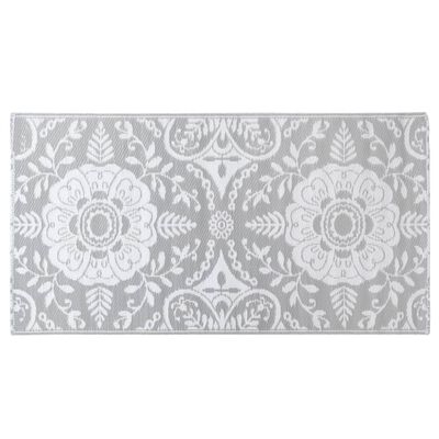 vidaXL Tapis d'extérieur Gris clair 80x150 cm PP