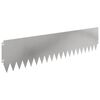 vidaXL Bordure de Pelouse 20 pc 103 x 25 cm Acier Argent&eacute;