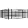 vidaXL Chenil d'ext&eacute;rieur pour chiens 450 x 450 x 185 cm