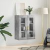 vidaXL Armoire murale gris b&eacute;ton 69,5x34x90 cm