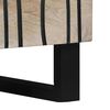 vidaXL Cabinet de chevet avec tiroir Blanc et Noir 50 x 33 x 60 cm