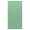 vidaXL Panneau d'Acc&egrave;s Vert et Argent 55 x 105 cm Aluminium et Pl&acirc;tre