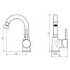 EISL Mitigeur de lavabo FUTURA chrome