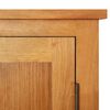 vidaXL Armoire de rangement 50x22x110 cm Bois de ch&ecirc;ne massif