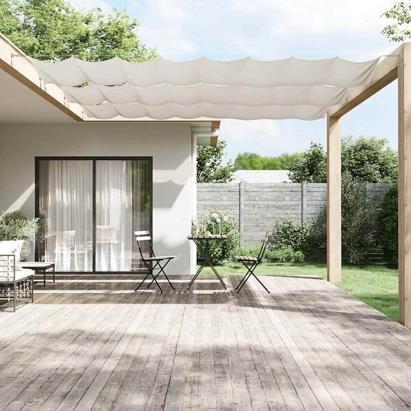 vidaXL Auvent vertical Blanc 180x1200 cm Tissu oxford