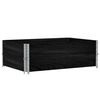 vidaXL Jardini&egrave;re noir 120x80 cm bois massif de pin