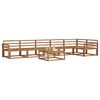 vidaXL Ensemble de canap&eacute;s d'ext&eacute;rieur 7 pcs Naturel