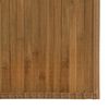 vidaXL Tapis rectangulaire marron 80x400 cm bambou