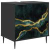 vidaXL Armoire de salle de bain WIJHE Ch&ecirc;ne noir 60 x 40 x 61 cm