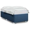 vidaXL Cadre de lit sans matelas bleu 80x200 cm tissu