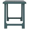 vidaXL Table de camping vert 79x56x64 cm PP aspect de bois
